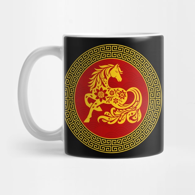 Ornamental Chinese New Year Horse by HolidayBug